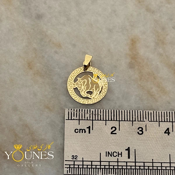 آویز طلا ماه تولد اردیبهشت 1.5cm